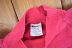 Vintage 1990s Blank Pink Champion Reverse Weave Mock Neck