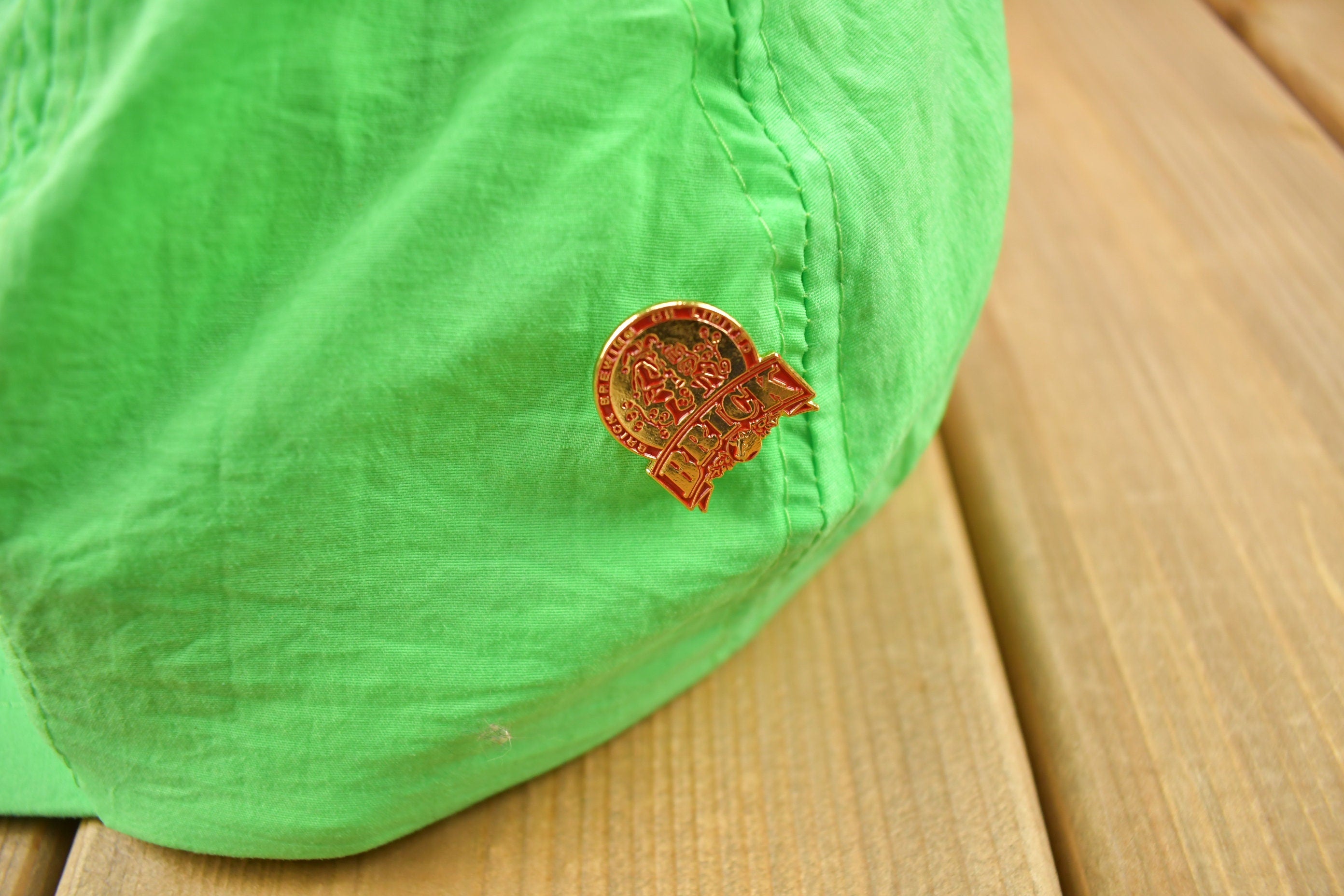 Vintage 1980s Lime Green Snap Back Hat