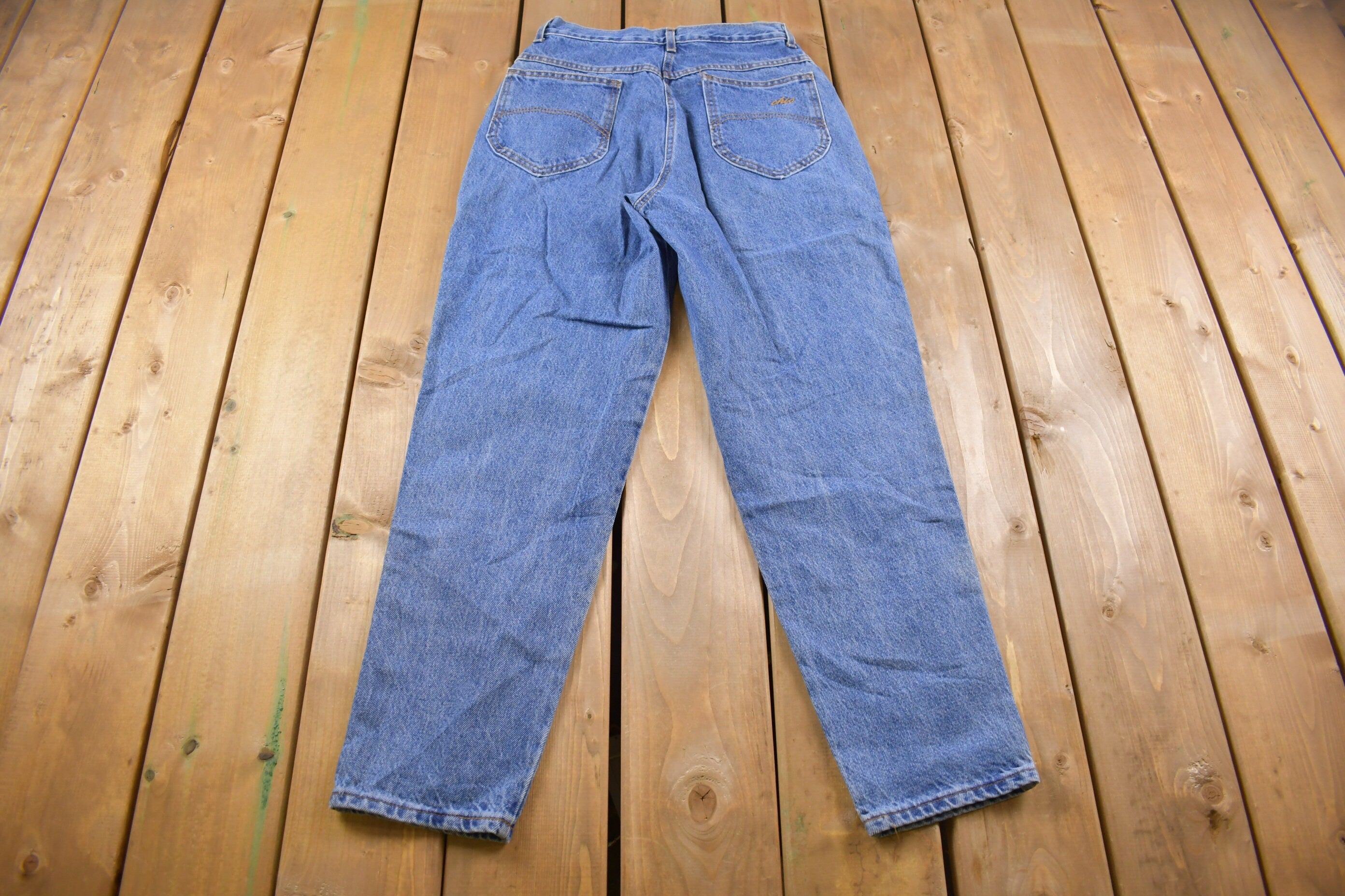 Vintage 1990's Chic High Waisted Blue Jeans 26 x 29
