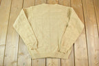 Vintage 1990s Izod Chunky Knit Abstract Pattern Crewneck Sweater Made In 90s Crewneck