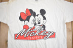 Vintage 1990s Mickey Unlimited Mickey & Minnie Mouse Cartoon T-Shirt / 90s Disney Tee / Mickey Classics