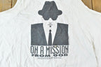 Vintage 1990s On A mission From God Souvenir Tank Top Men's L / Made In USA / Vintage Bible Tee / Rare Destination Tee / Summer Camp Shirt
