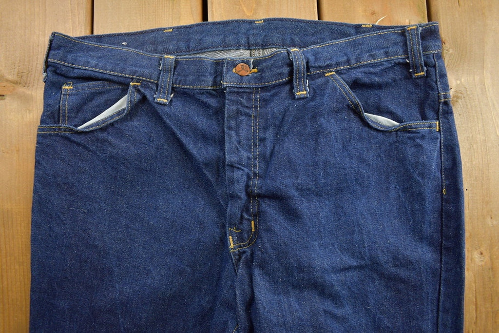 Vintage 1970s GWG Western Style Flare Jeans Size 37 x 32.5