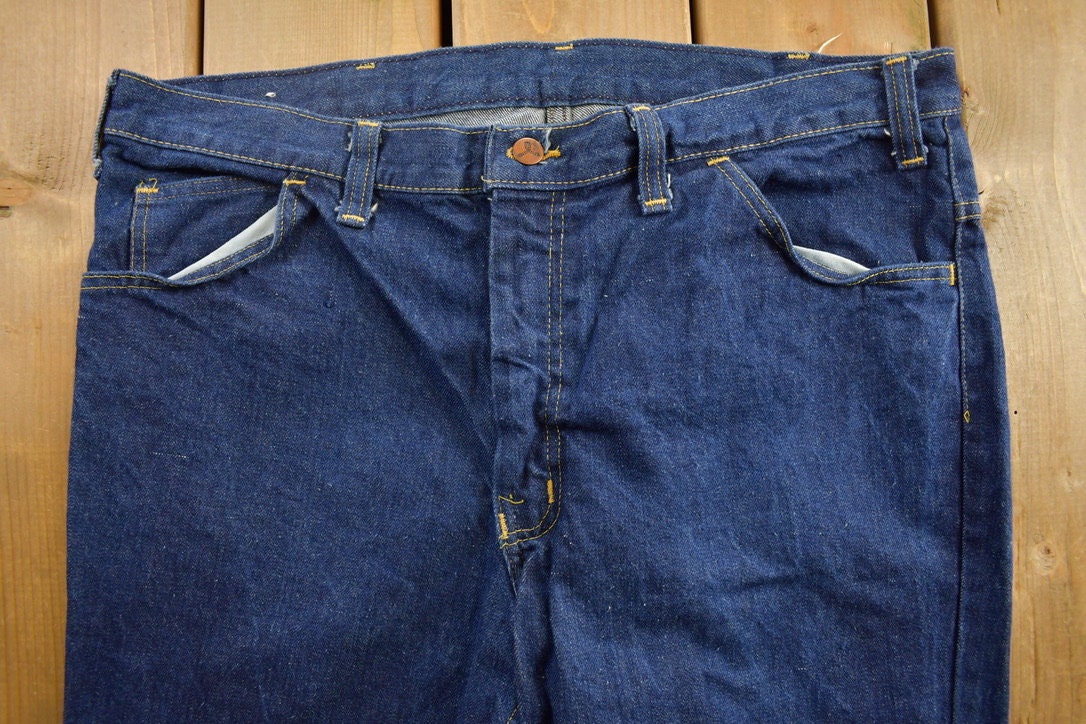 Vintage 1970s GWG Western Style Flare Jeans Size 37 x 32.5