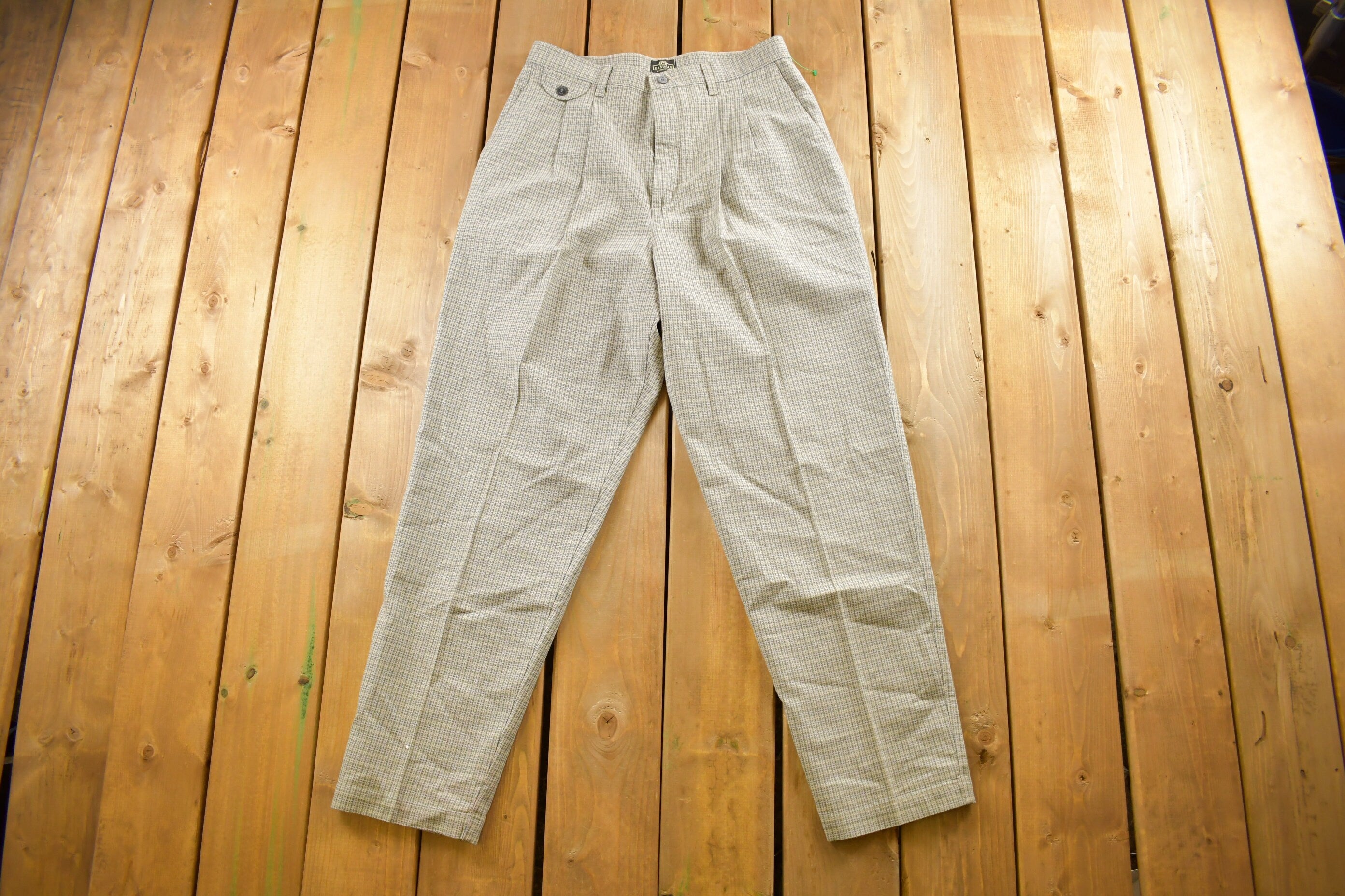 Vintage 1990s Lee Casuals Wrinkle Free Pleated Trousers