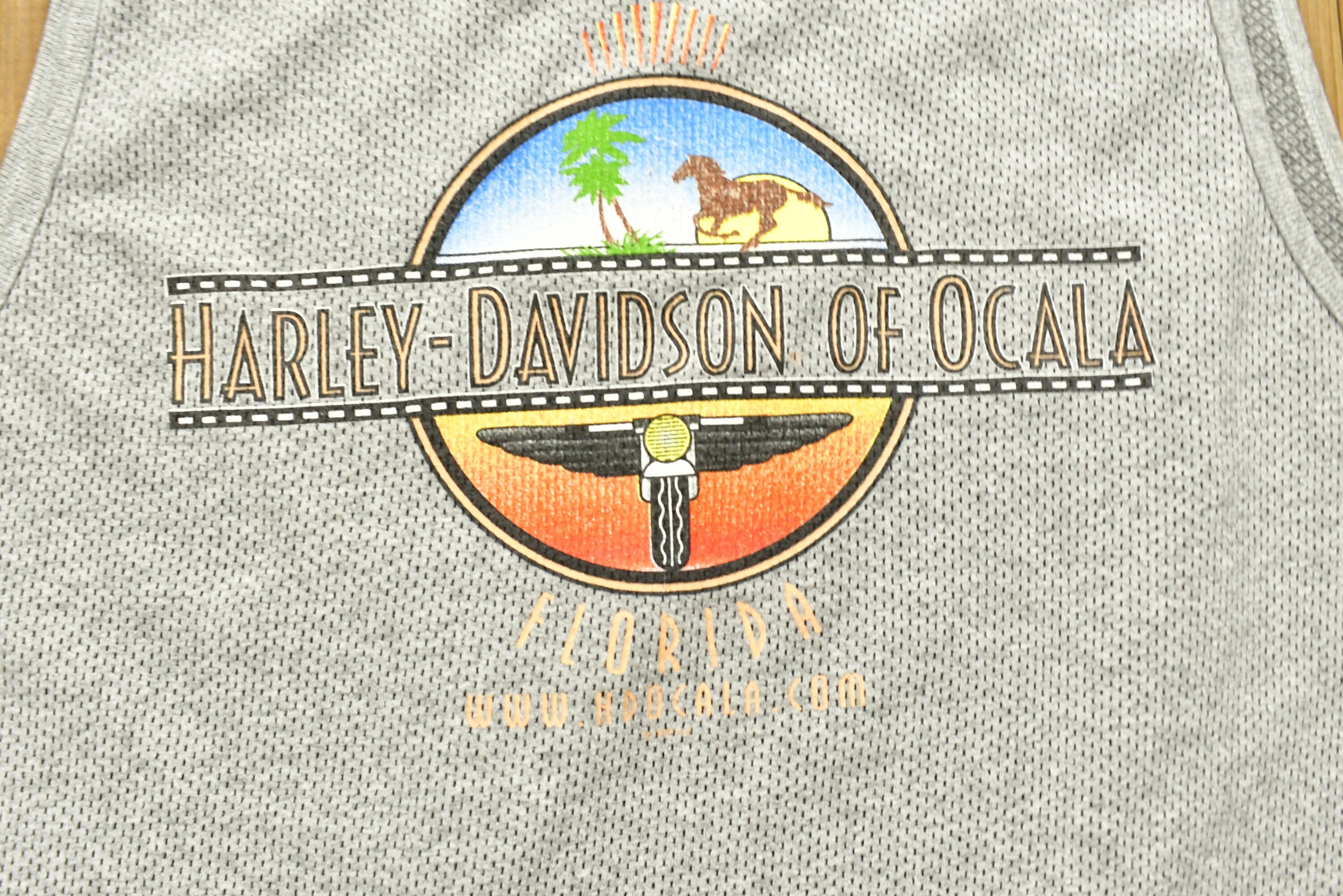 Vintage 1997 Harley Davidson Motorcycles Ocala Tank Top Shirt