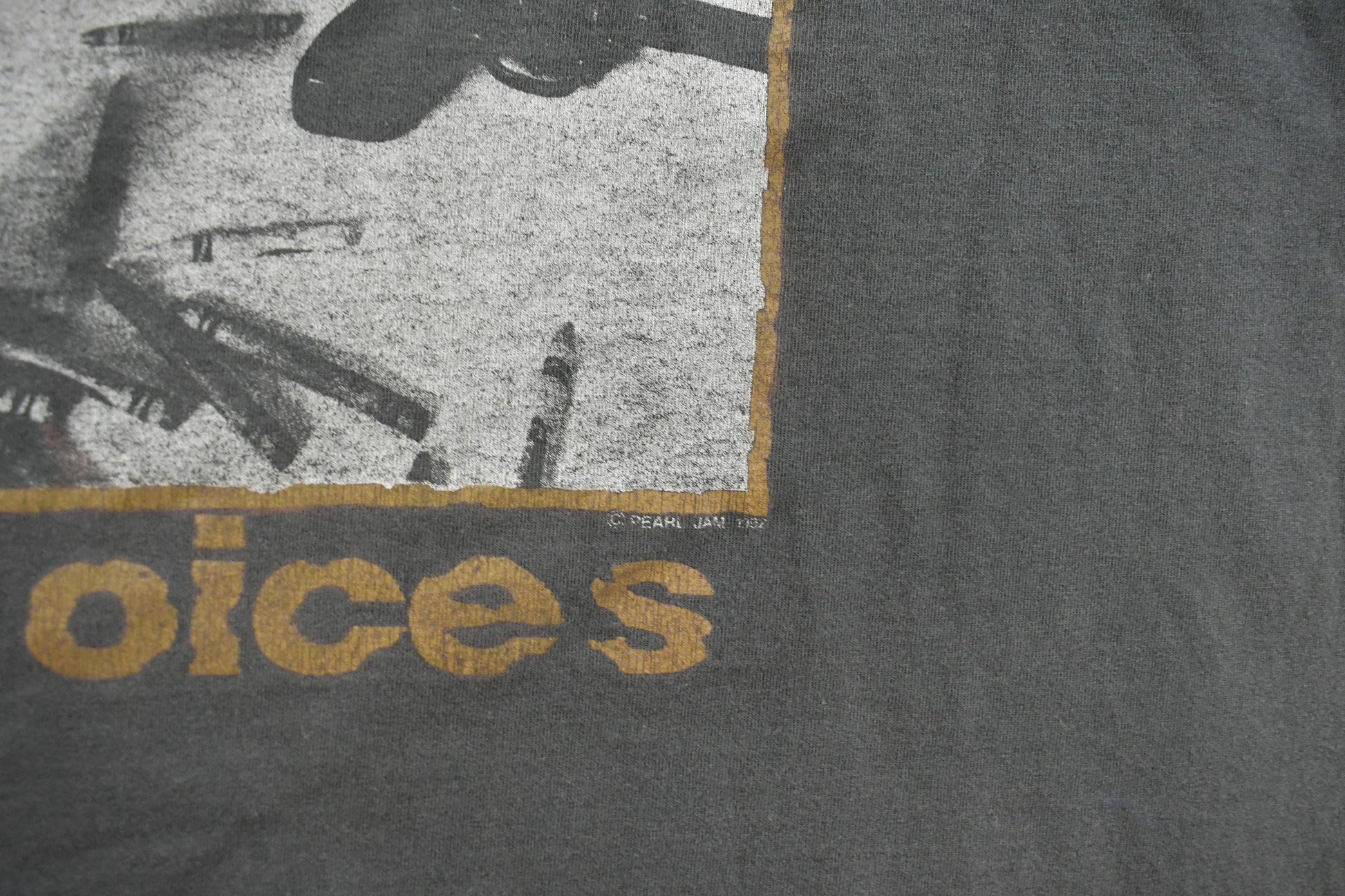 Vintage 1992 Pearl Jam Choices Band T-Shirt Men's XL