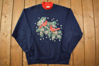 Vintage 1990s Willow Bay Winter Robins Crewneck Sweatshirt