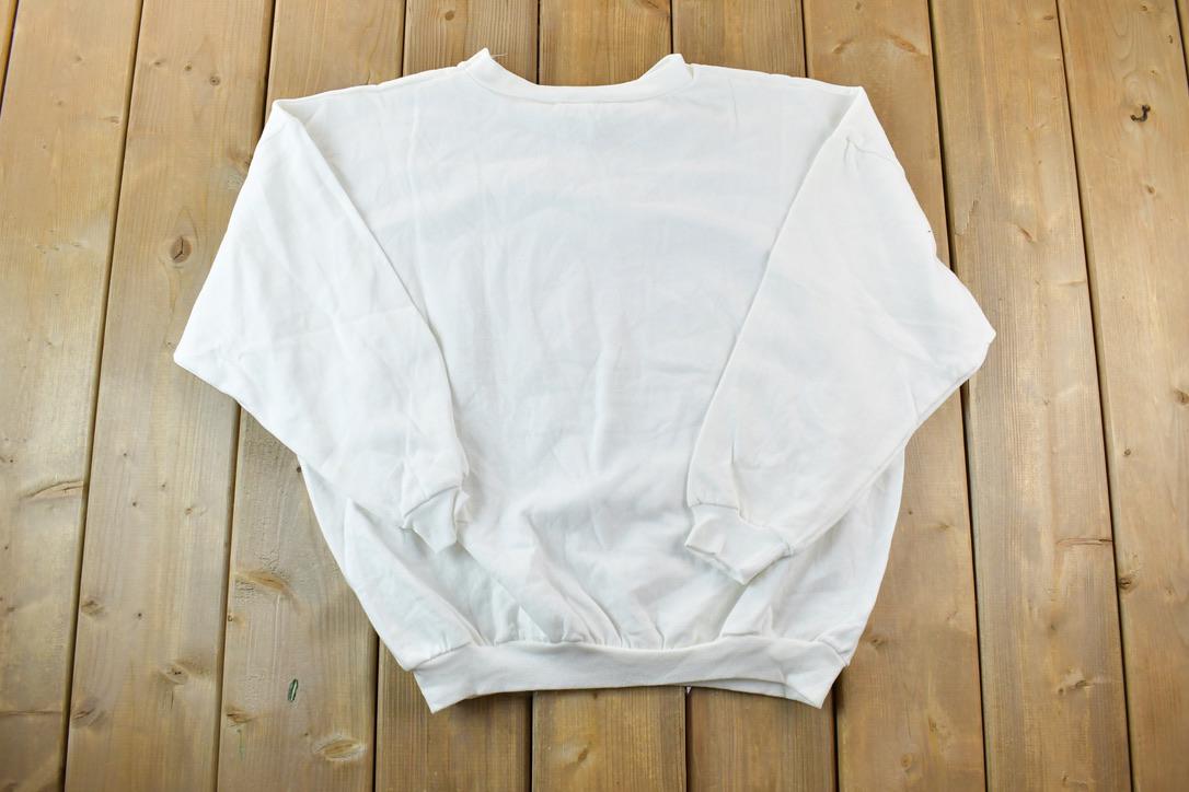 Vintage 1990s Cute Floral Grandma Crewneck Sweater