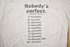 Vintage 1985 Nobody's Perfect Car Ranking Graphic T Shirt
