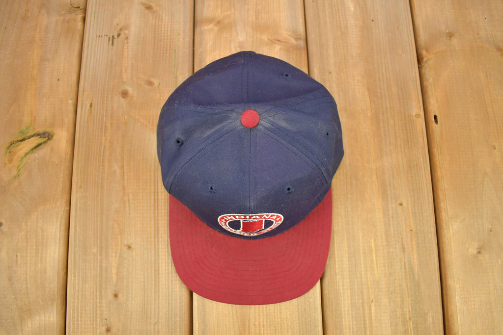 Vintage 1990s Indiana Hoosiers Collegiate Snap Back Hat