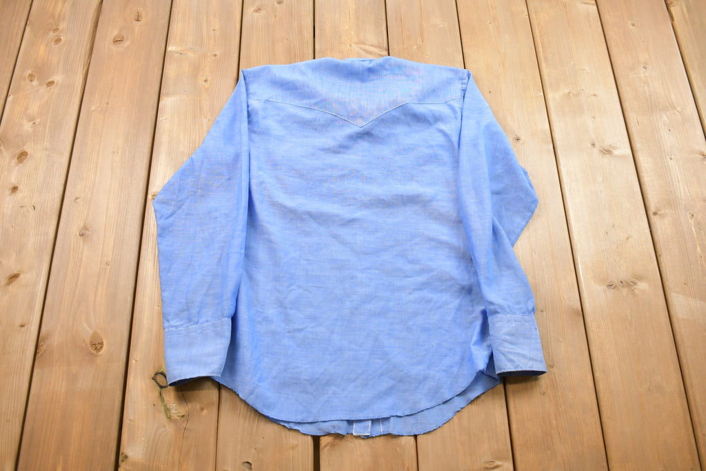 Vintage 1970s H Bar Button Up Shirt