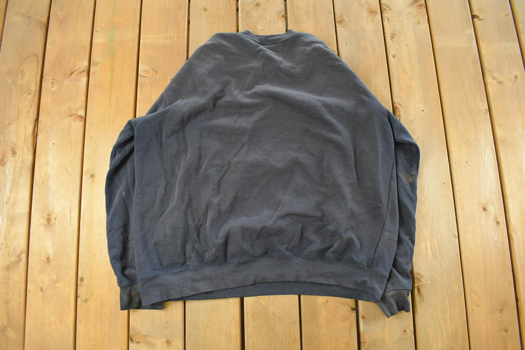 Vintage 1990s Distressed Carhartt Crewneck Sweatshirt Men's 2XL