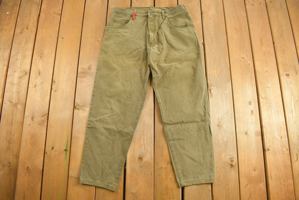 Vintage 1990's RG Brown's Khaki Pants 34 x 28.5