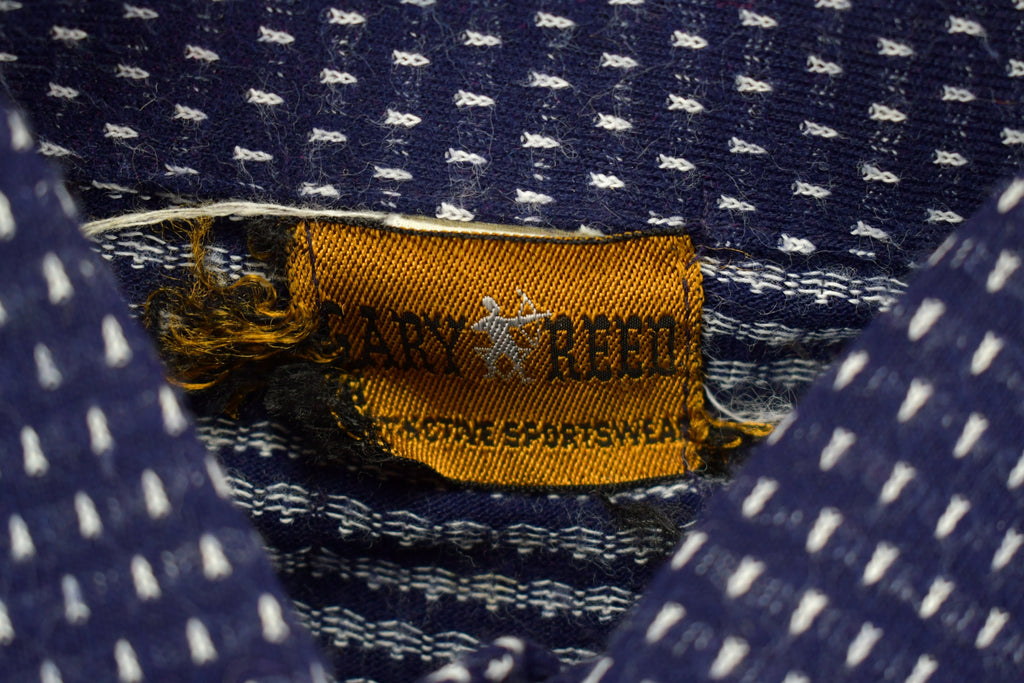 Vintage 1970s Gary Reed Button Up Polyester Shirt