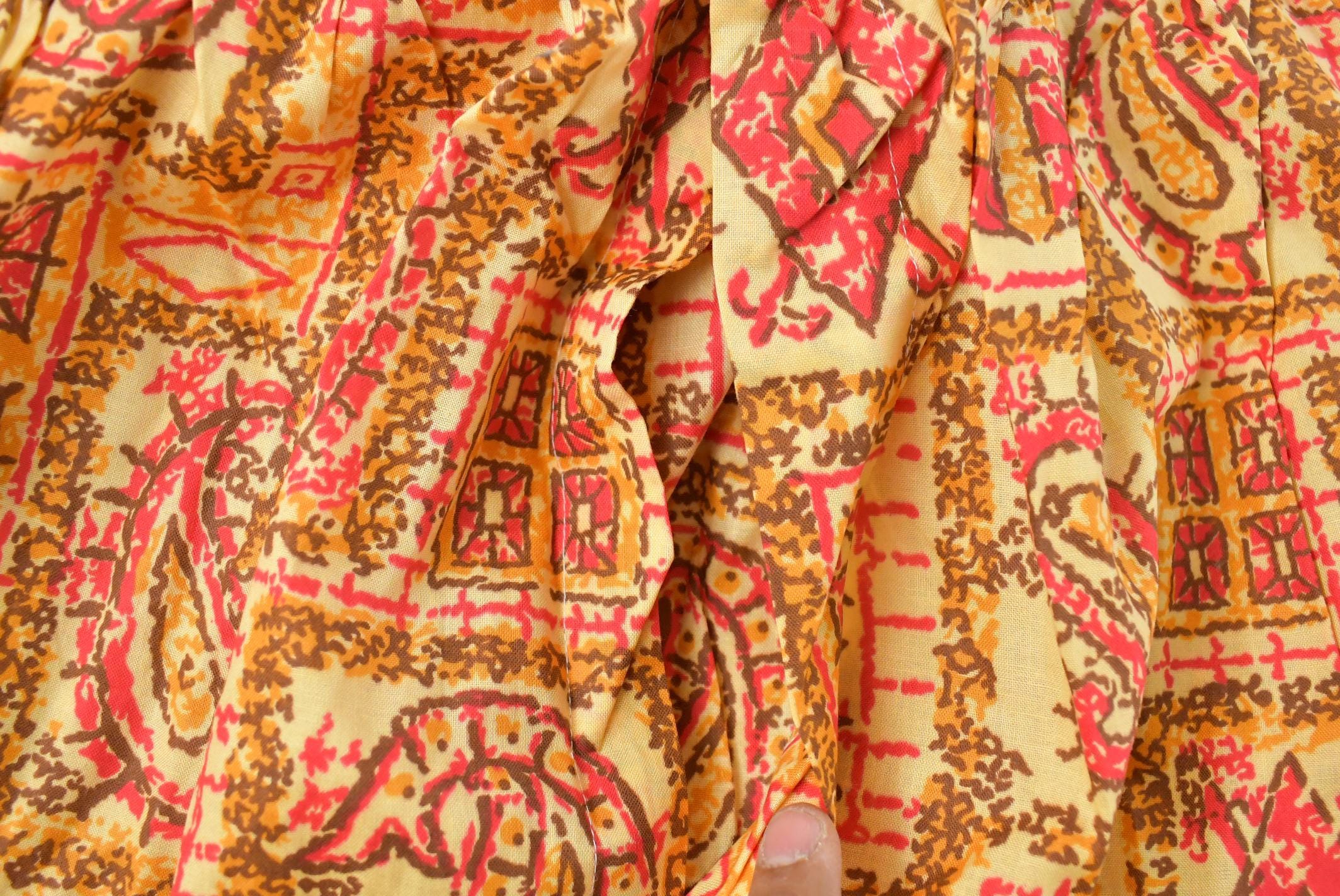 Vintage 1960s Paisley Pyjama Men's M
