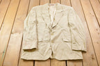 Vintage 1980s Kaufmann's Wool Blazer Jacket