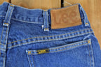 Vintage 1990s Lee Denim Jeans Size 28x28 / Vintage Denim / Vintage Levis / Made In USA / Retro Jeans