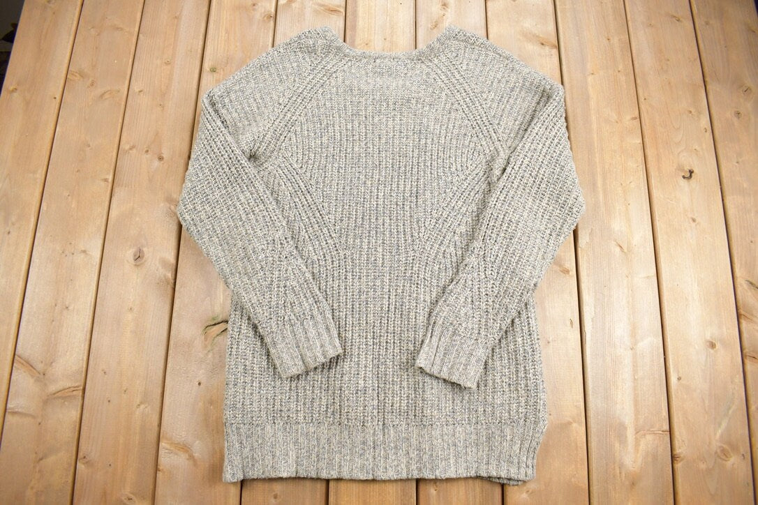 Vintage 1990s Roots Knit Crewneck Sweater