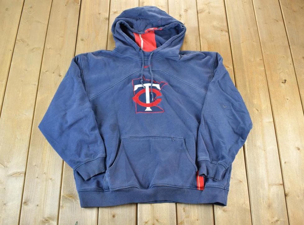 Vintage 1990s Nike Minnesota Twins MLB Hoodie Sweatshirt