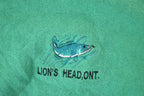 Vintage 1990s Lions Head Fishing Crewneck Sweatshirt