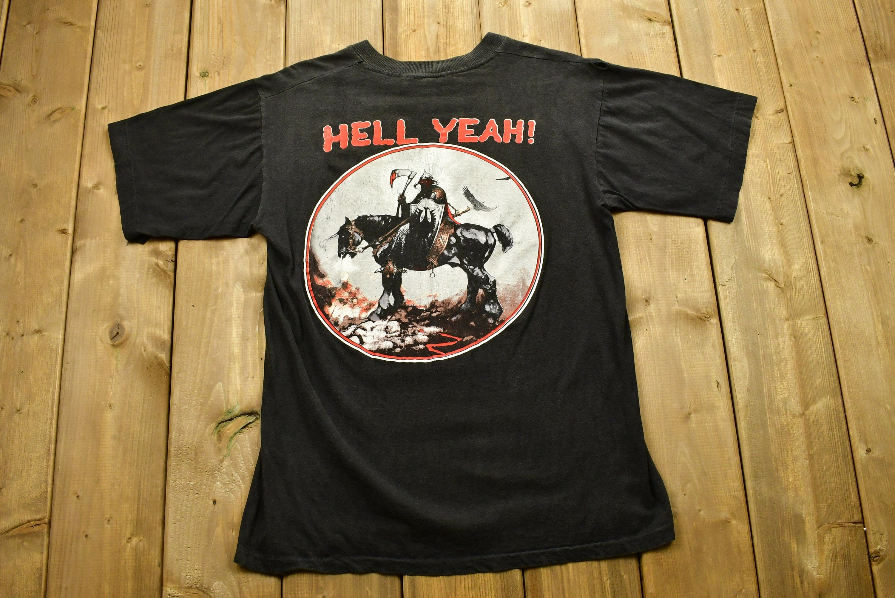 Vintage 1988 Molly Hatchet Hell Yeah Band T-Shirt