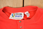 Vintage 1970s Dr Dunk Darnell Hillman NBA Henley Sweatshirt  Made In USA  Basketball  Sportswear  Americana