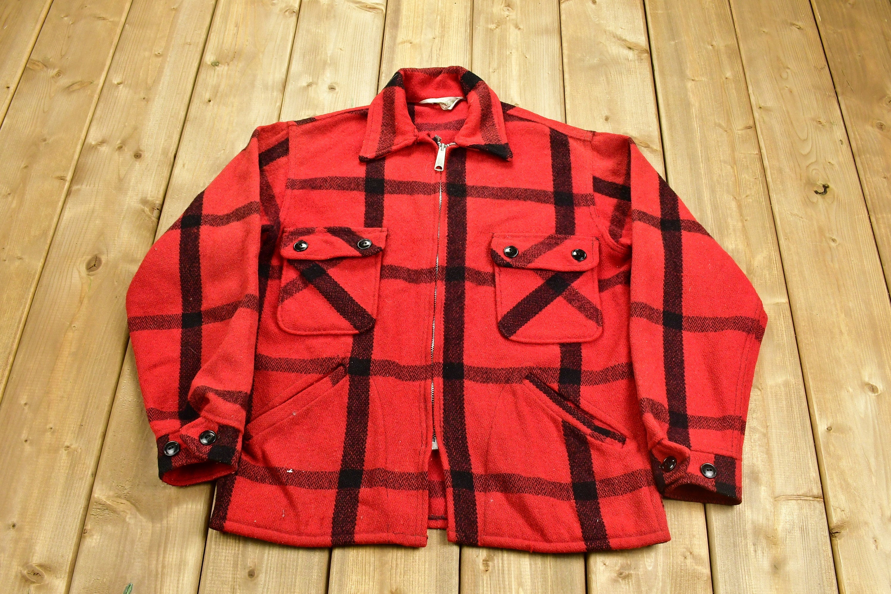 Vintage 1960s Foremost Plaid Jacket