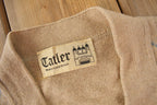 Vintage 1970s Catler Argyle Knit Cardigan Sweater Made In Great Britain Size Small