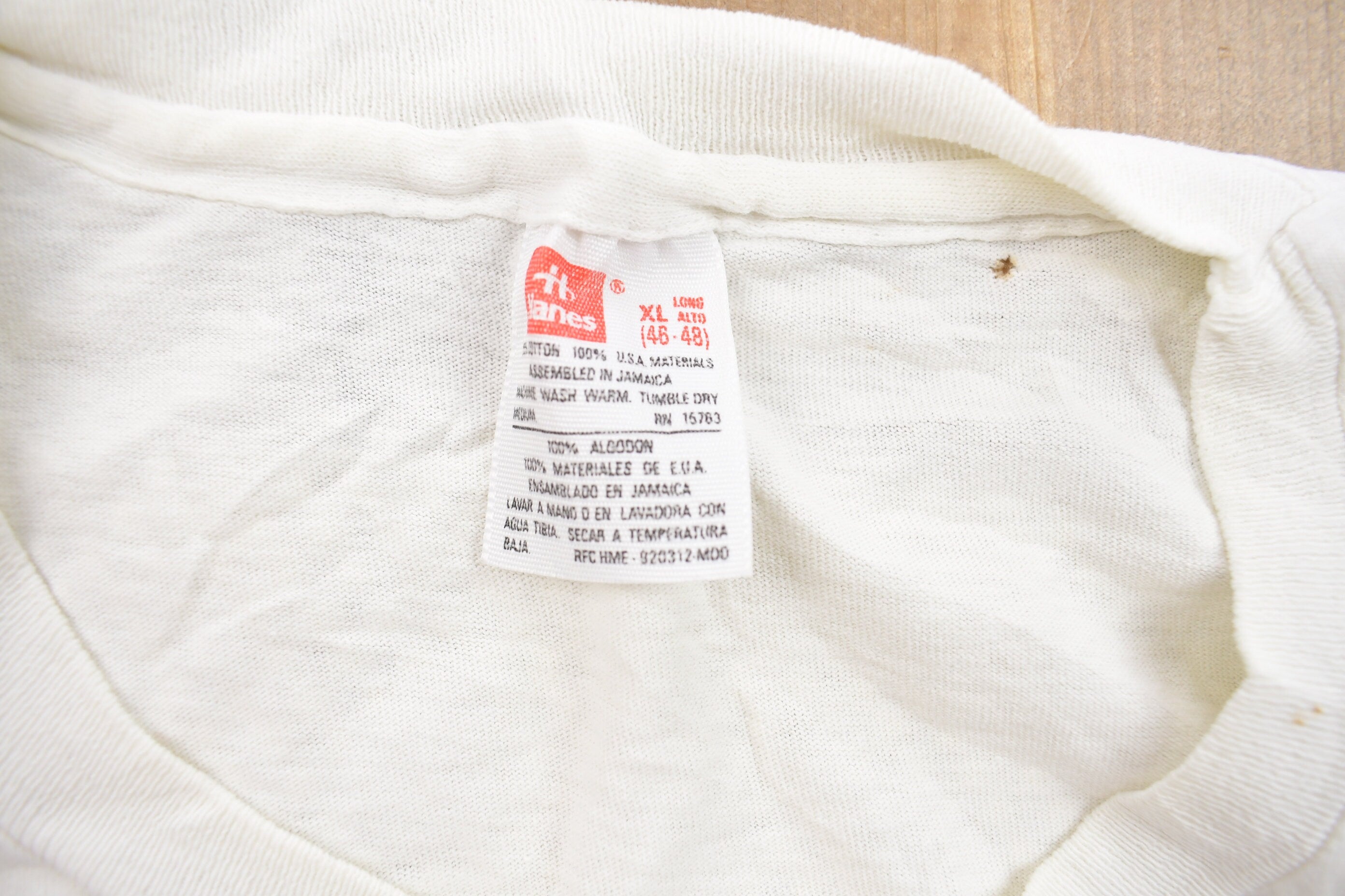 Vintage 1990s Hanes Blank T Shirt