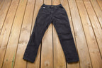 Vintage 1990's Chic Skinny Black Jeans 24 x