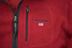 Vintage 1990s Ralph Lauren Polo Sport Zip Up Fleece Sweater