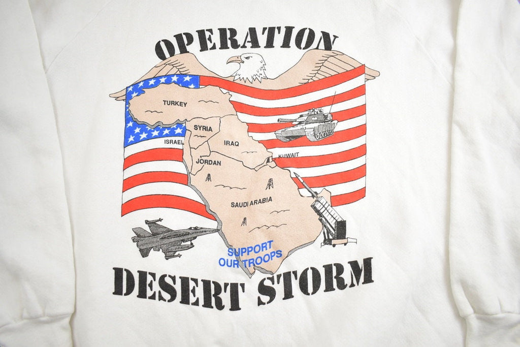 Vintage 1990s Operation Desert Storm Crewneck Sweatshirt