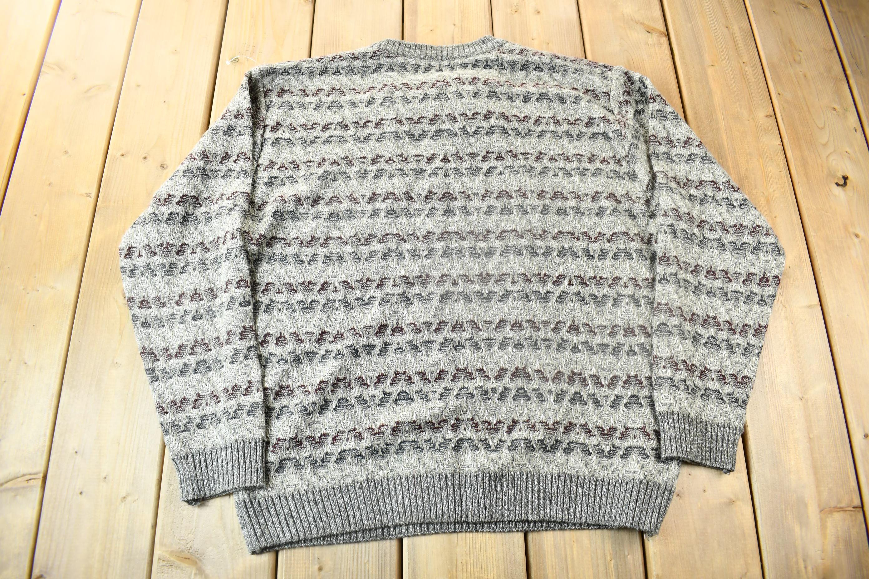 Vintage 1990s Munsingwear Knitted Crewneck Sweater