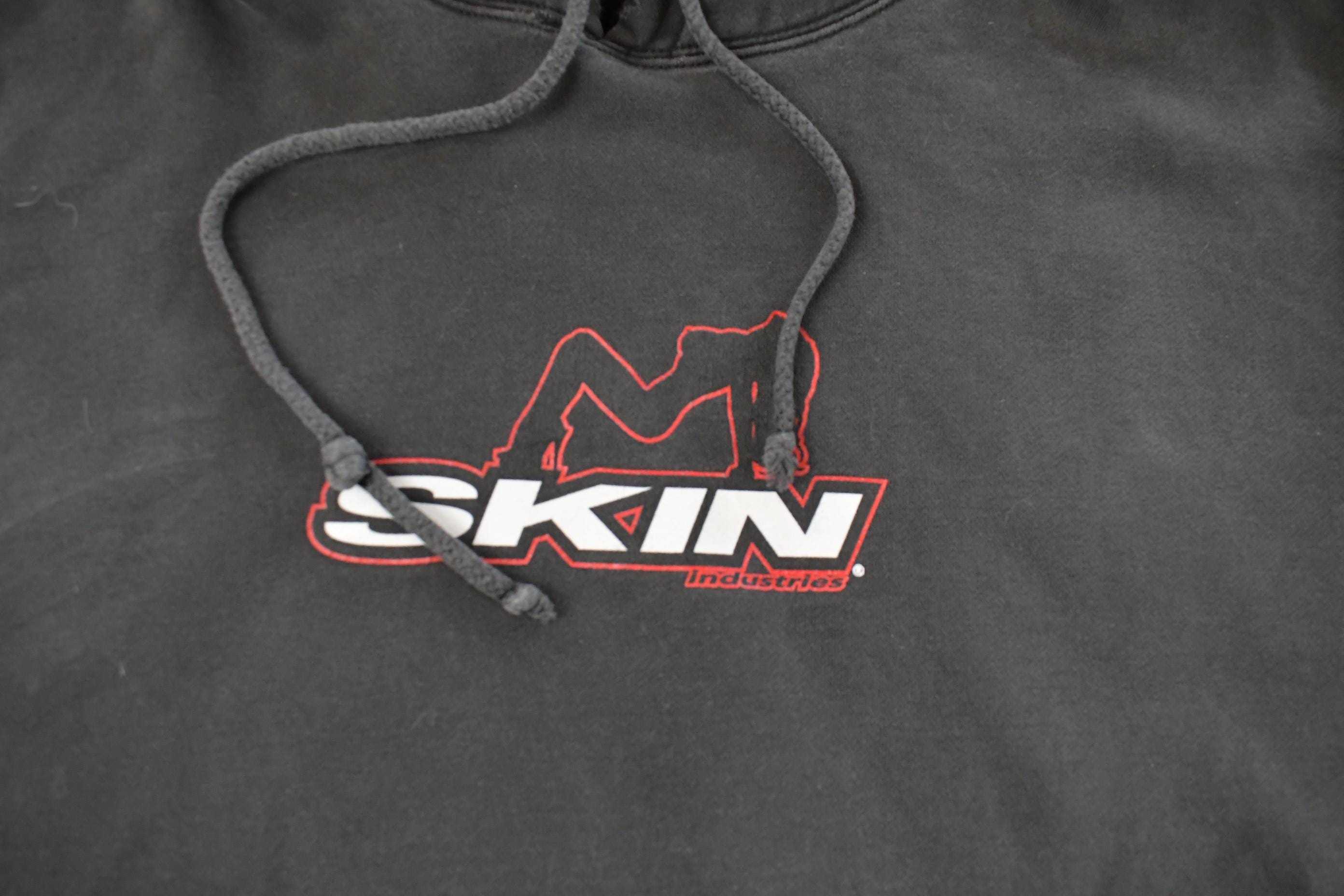 Vintage 1990s Skin Industries Hoodie Men's XL