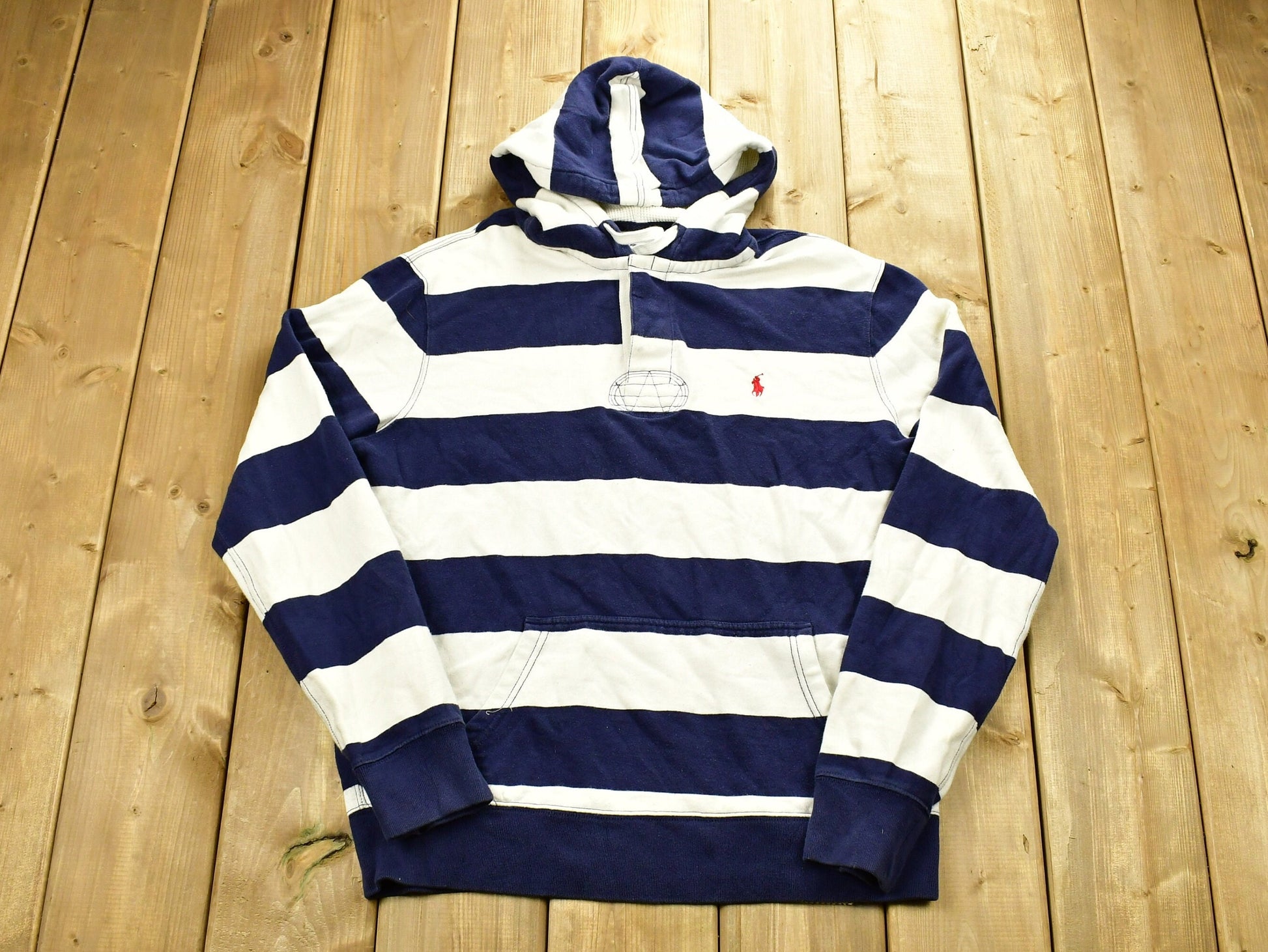 Vintage 1990's Polo Ralph Lauren Striped Boating Pullover Sweater