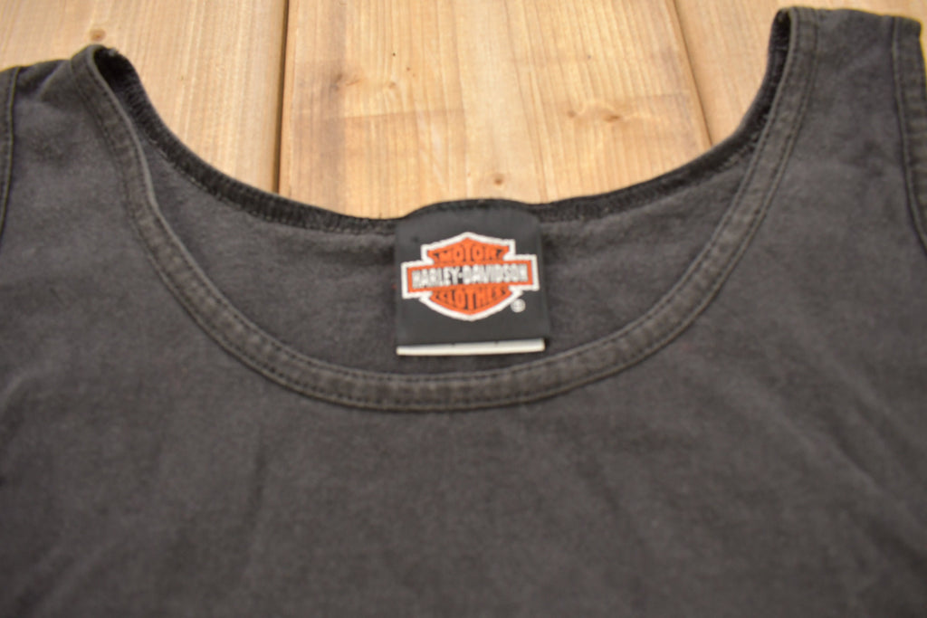 Vintage 1992 Coastal Harley Davidson Myrtle Beach South Carolina Graphic Tank Top