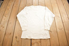 Vintage 1980s St. Johns Blank Thermal Shirt Made In Canada
