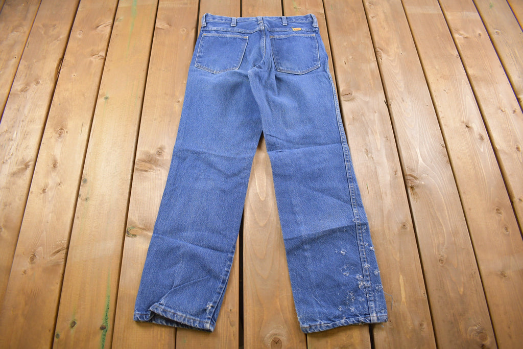 Vintage 1990's Wrangler Rustler Distressed Jeans 30 x 28