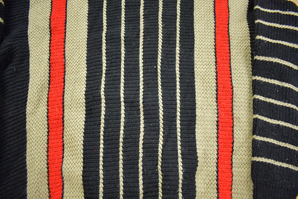 Vintage 1980s Clifton Place Heavy Knit Turtle Neck Sweater Made In USA