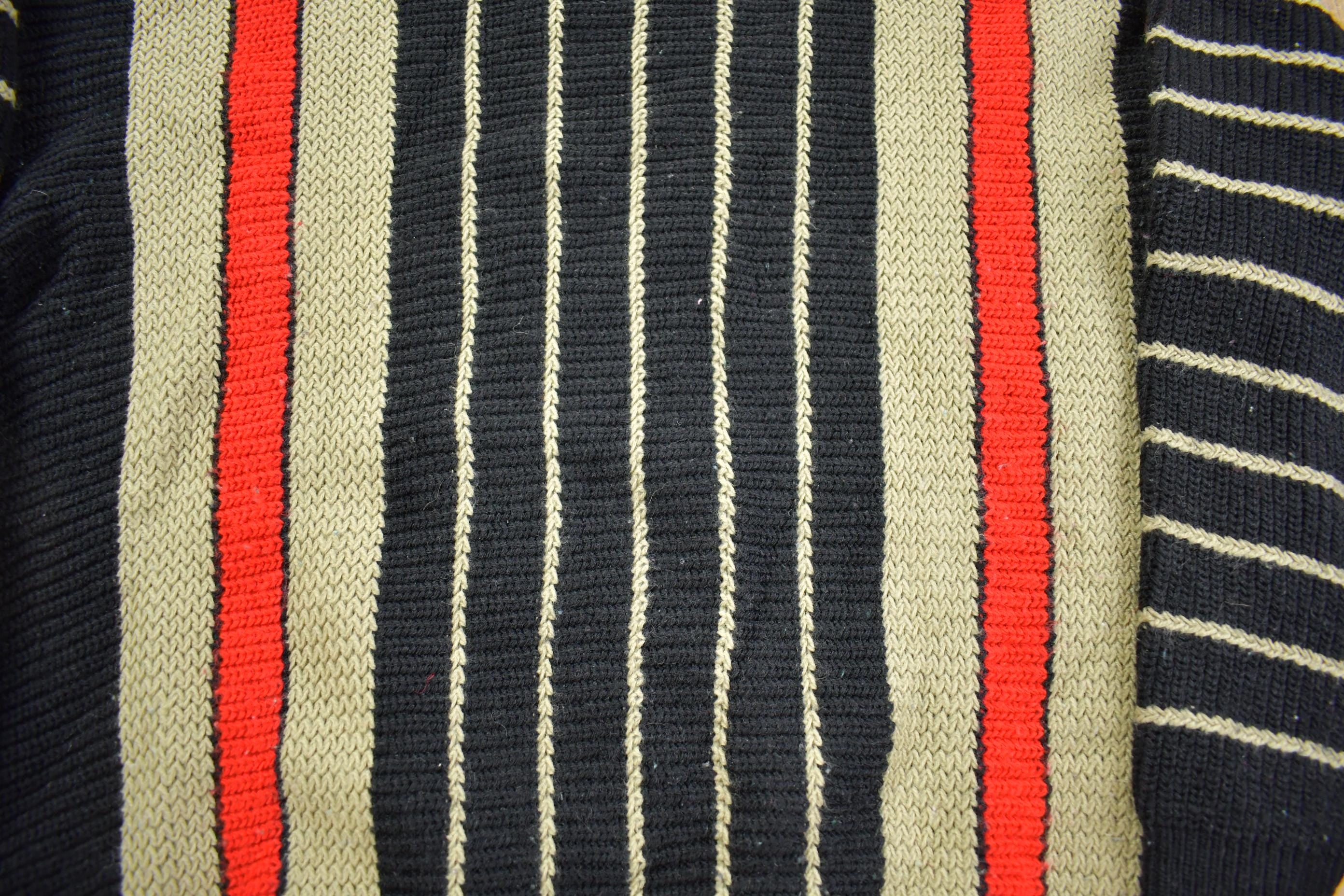 Vintage 1980s Clifton Place Heavy Knit Turtle Neck Sweater Made In USA