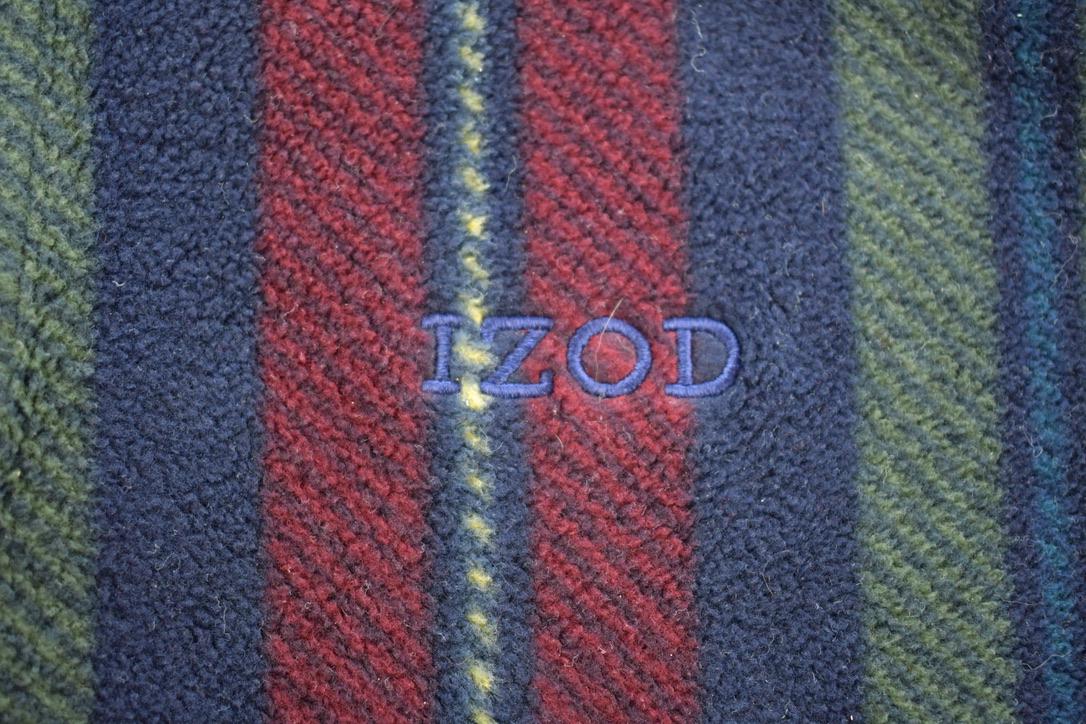 Vintage 1990s IZOD Quarter Button Up Long Sleeve Shirt