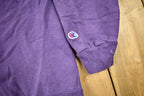 Vintage 1990s Champion Small Logo Purple Sweatshirt