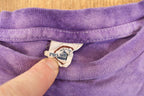 Vintage 1990s Purple Tye Dye Peace Sign Souvenir Travel T-Shirt Men's XL