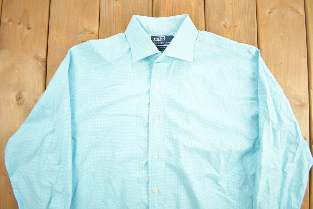 Vintage 1990's Polo By Ralph Lauren Gingham Button Up Shirt