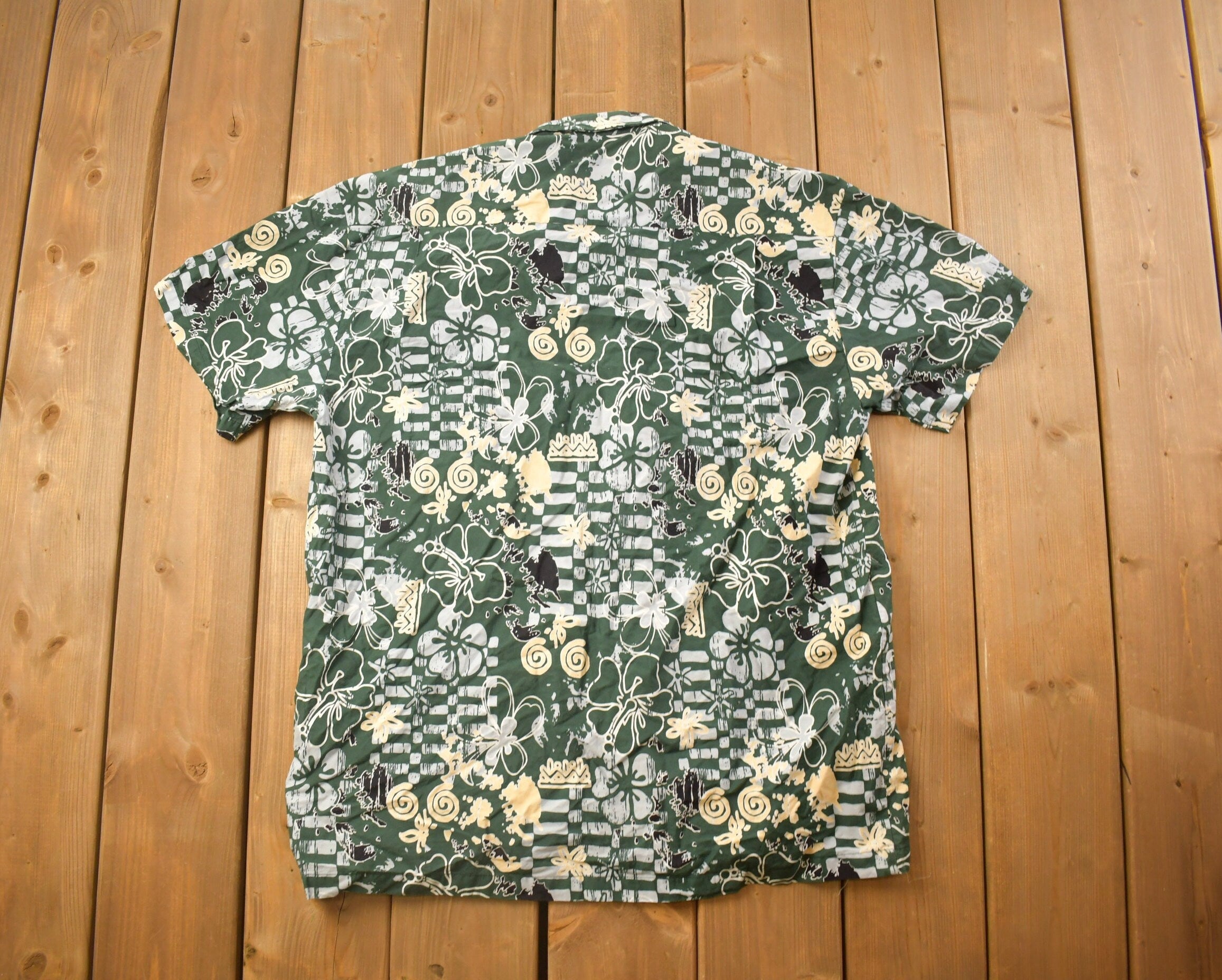 Vintage 1990s Max Boy International Floral Button Up Shirt