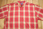 Vintage Pendleton Plaid Button Up Dress Shirt