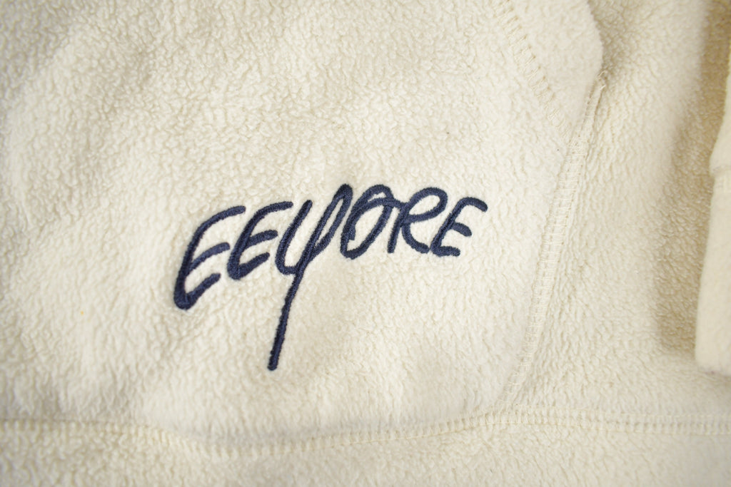 Vintage 1990s Disney Eeyore Fleece Embroidered Hoodie