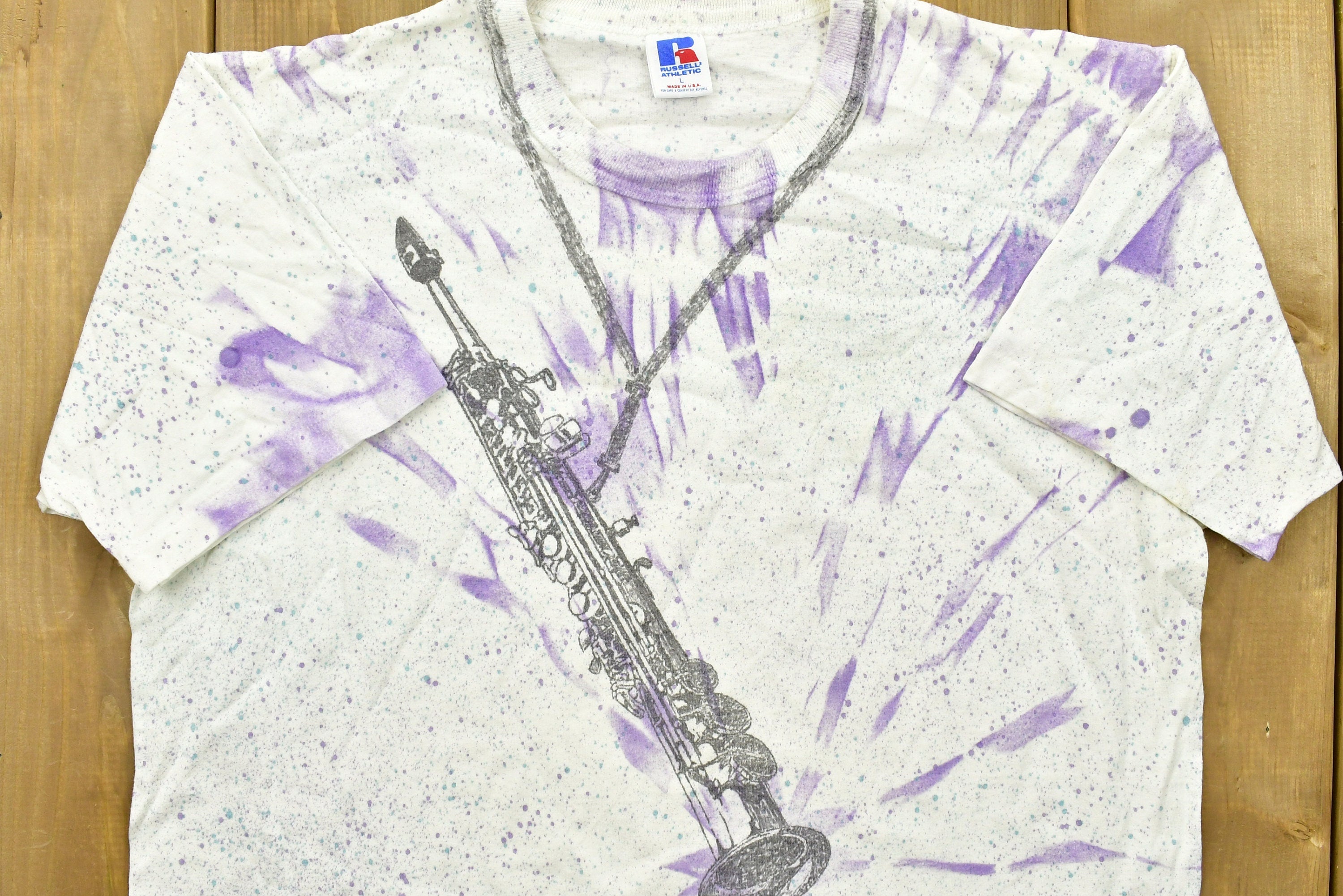 Vintage 90's Instrument Confetti T-Shirt