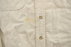 Vintage 1990s Blank Tan Five Brother Button Up Shirt